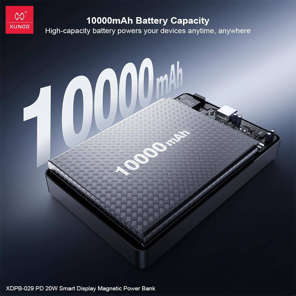 XUNDD XDPB-029 PD 20W Magnetic Power Bank 10000mAh