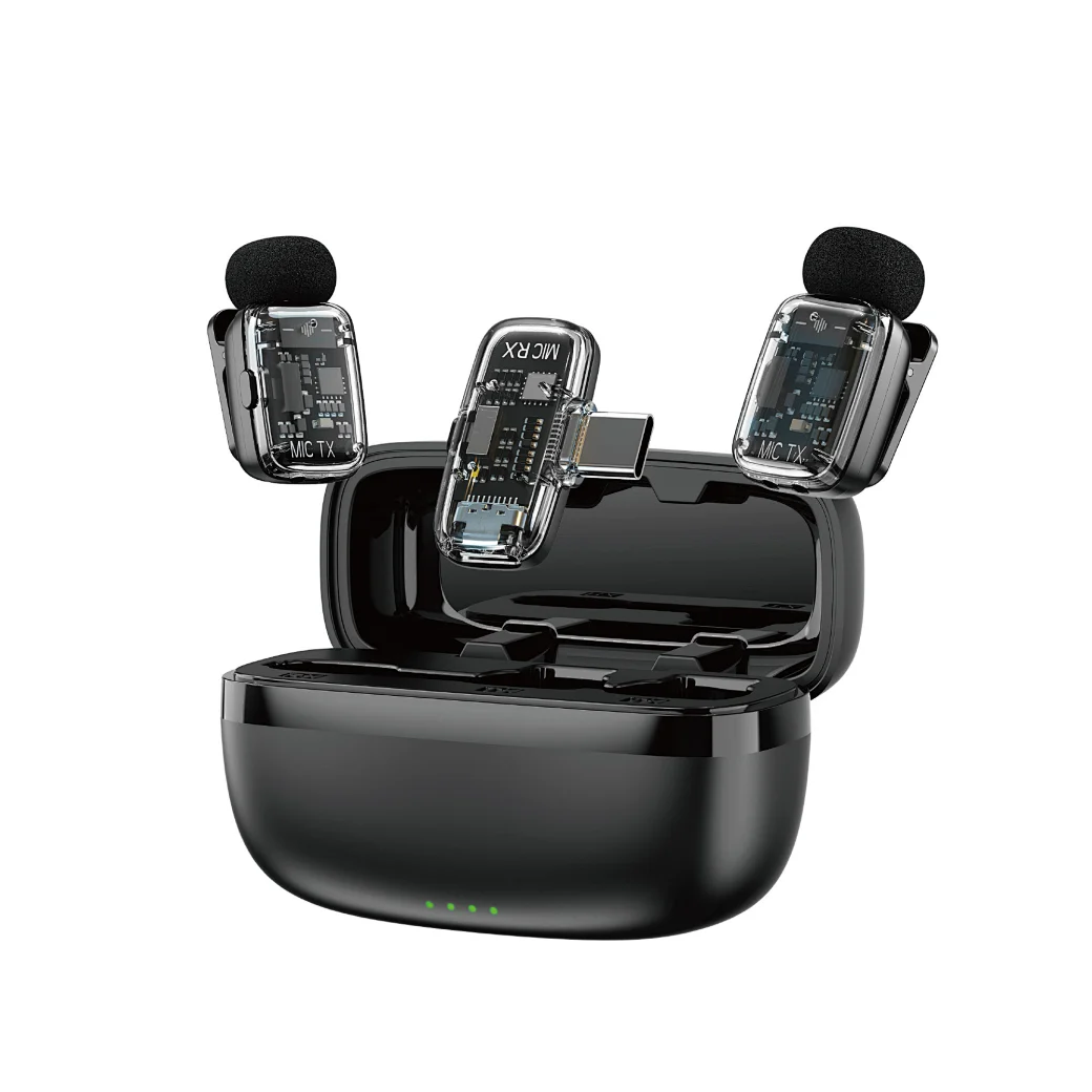WiWU Wi-WM008 Dual Wireless Lavalier Microphone System
