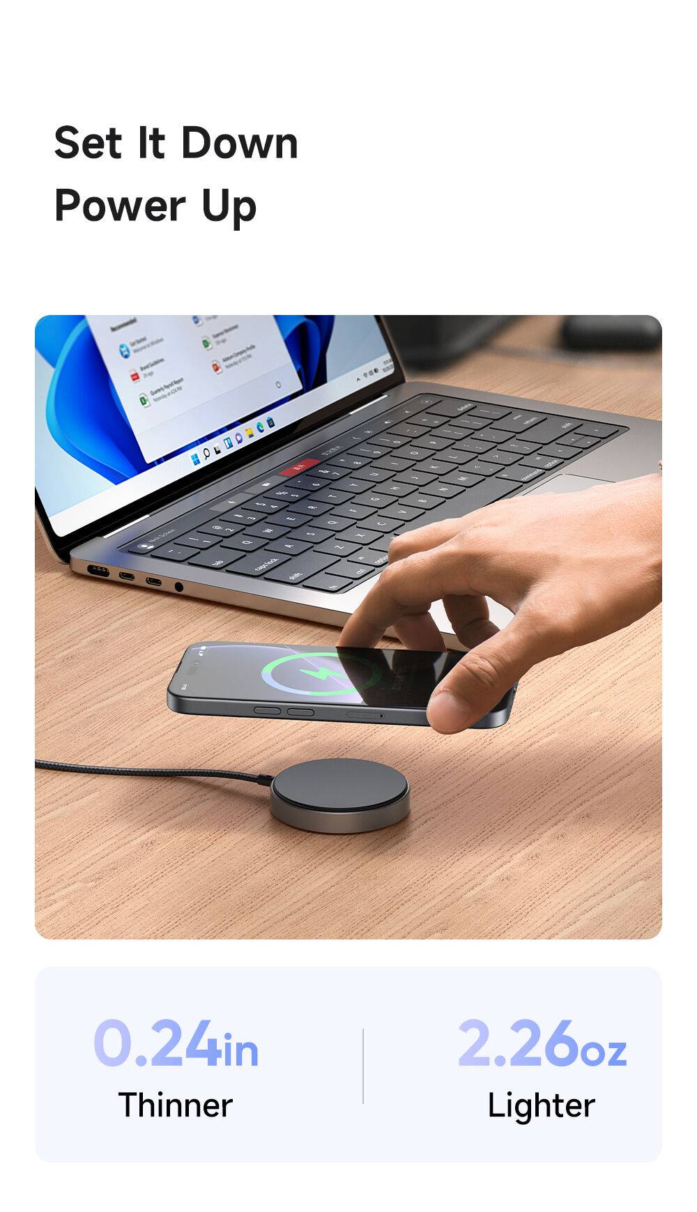 McDodo CH-286 MagQ Qi2 Magnetic 15W Wireless Charger