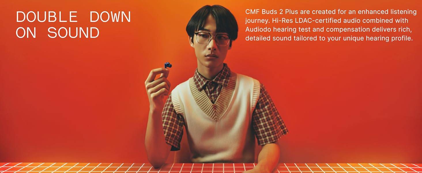 CMF by Nothing Buds 2 Plus ANC True Wireless Earbuds