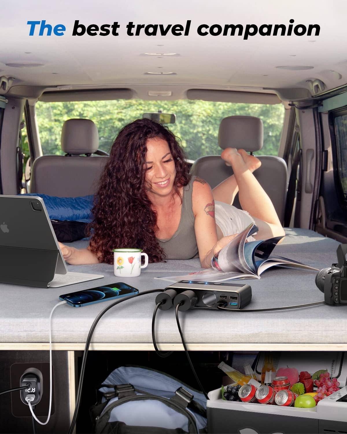JOYROOM JR-CL06 9-in-1 210W Car Charger Adapter with PD/QC 3.0