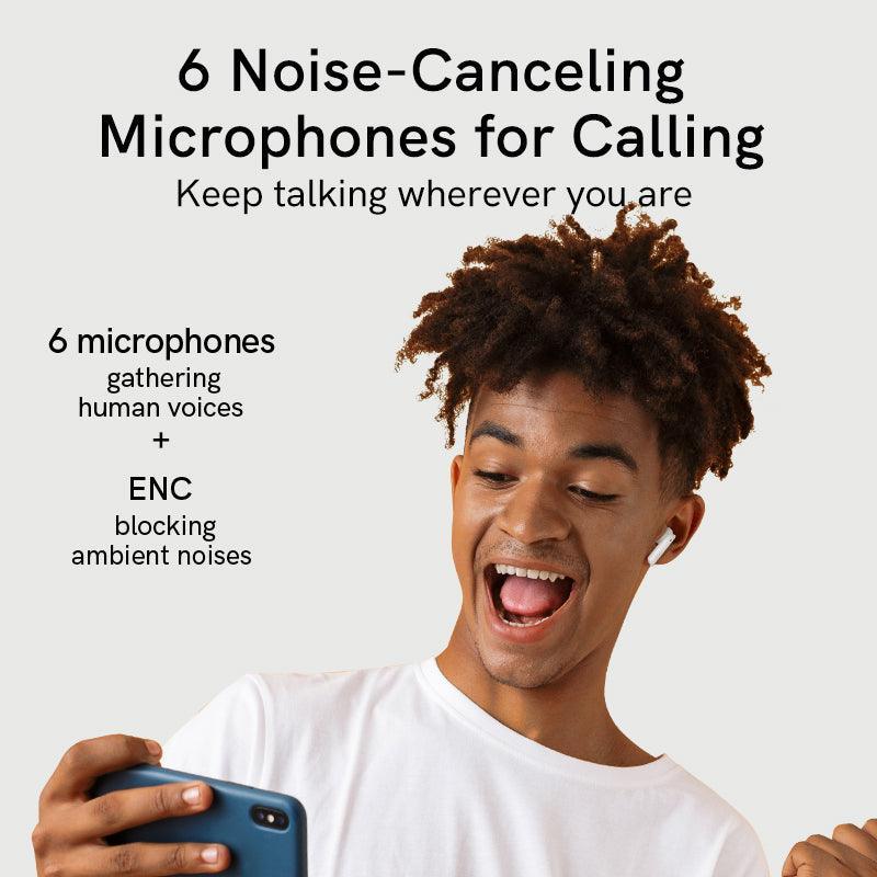QCY MeloBuds N30 (HT16) 45dB ANC Wireless Earbuds