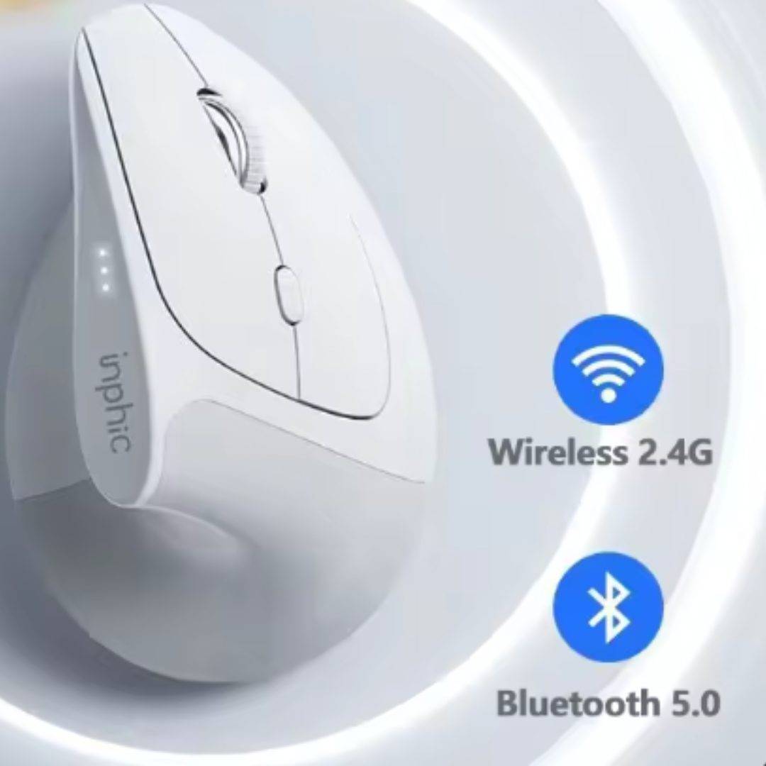 Inphic X9 Pro Vertical Ergonomic Wireless Mouse