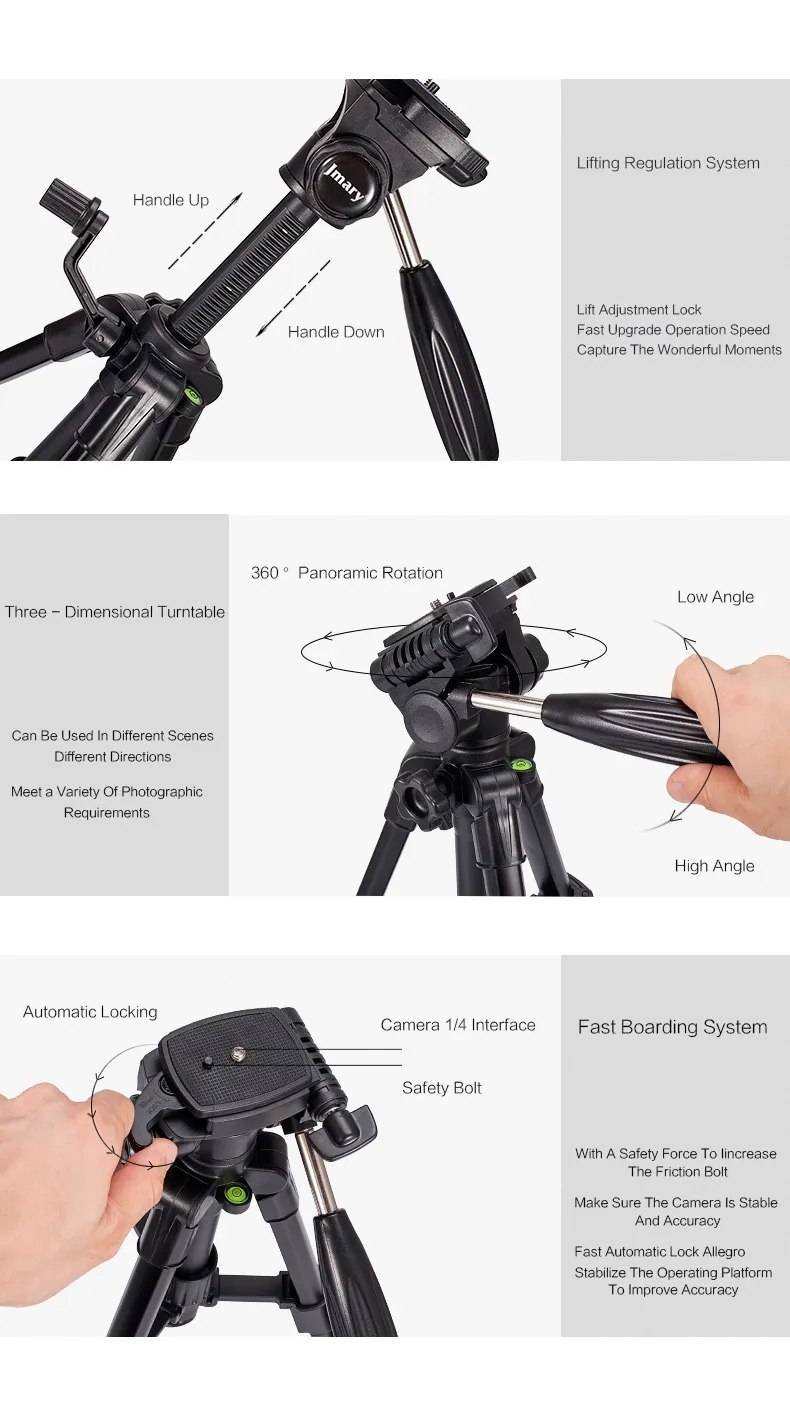 Jmary KP-2203 Adjustable Tripod Stand