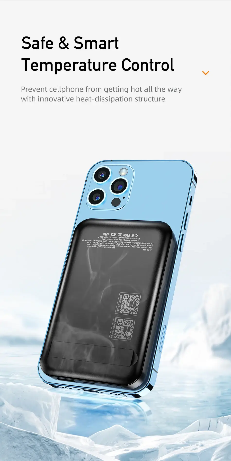 AWEI P139K 10,000mAh Fast Charging Power Bank 22.5W Wired & 15W Wireless Magnetic with Stand