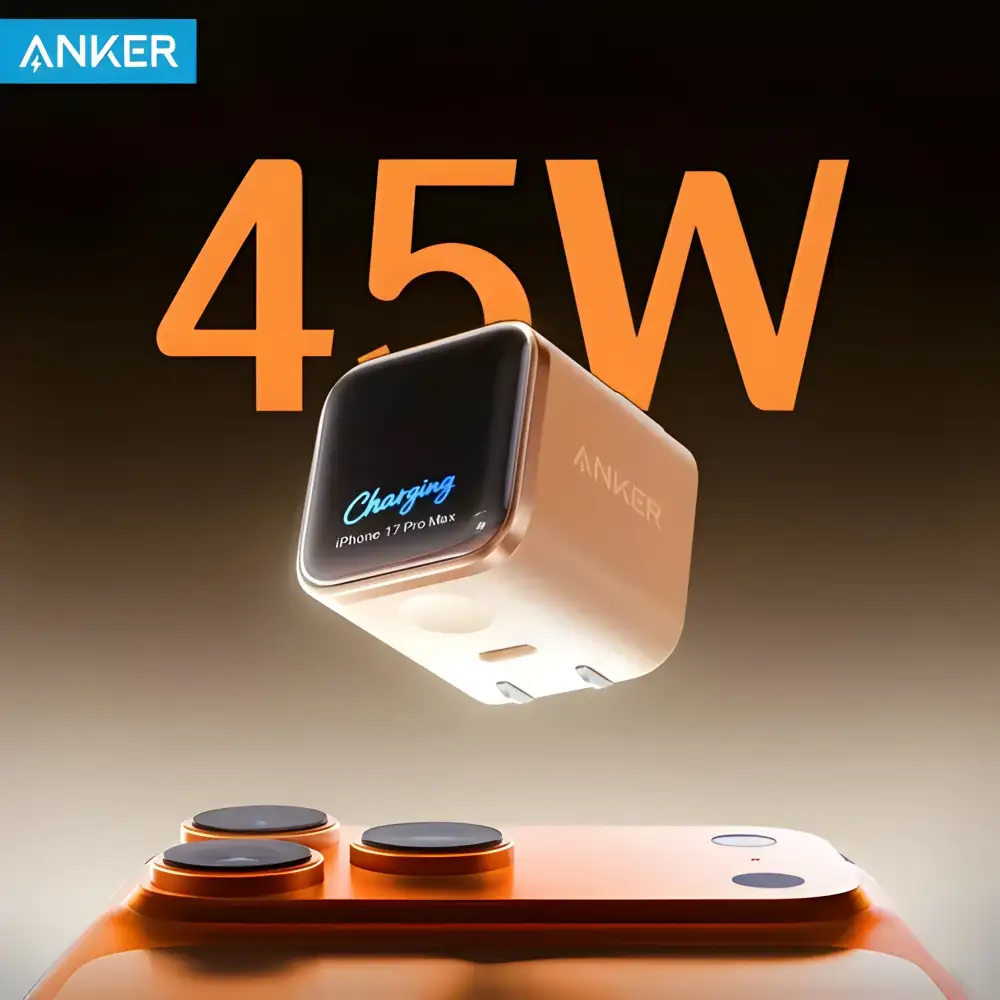 Anker Nano 45W GaN Charger with Display A121D