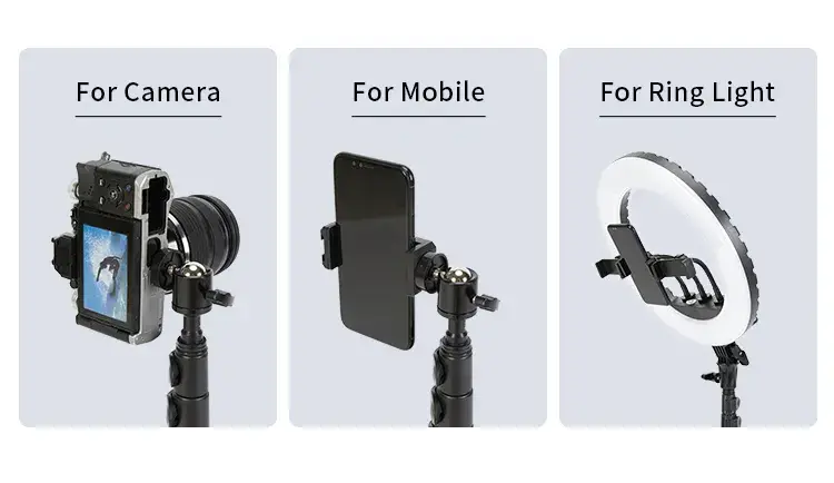 Jmary MT38 Heavy-Duty Extendable Aluminum Tripod Stand Lightweight & Adjustable