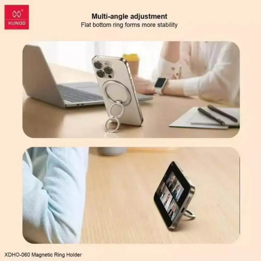 XUNDD XDHO-060 Magnetic Ring Holder Premium 360° Rotatable Phone Grip & Kickstand