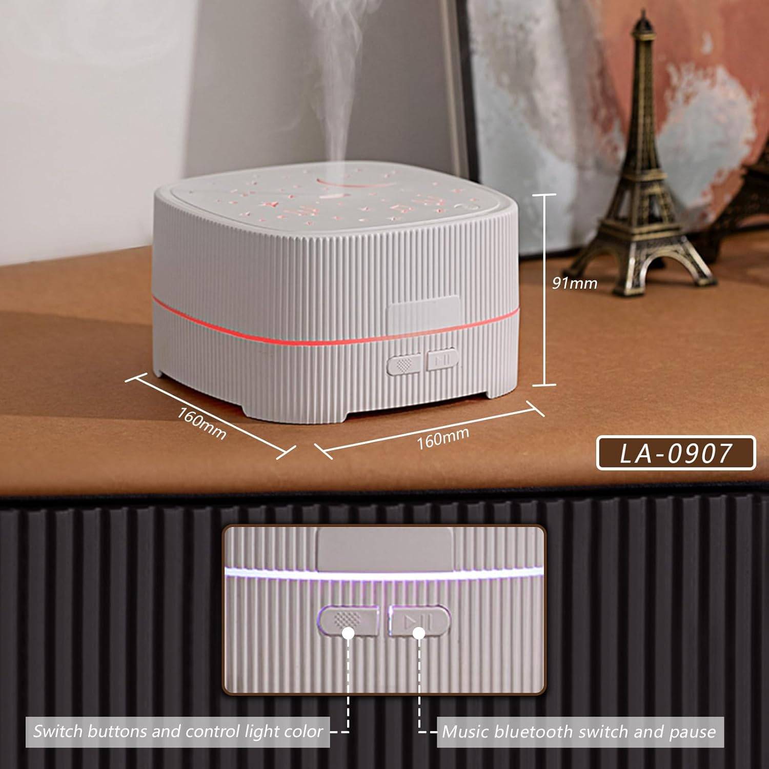 Music Aromatherapy Machine 2-in-1 Essential Oil Diffuser & Air Humidifier