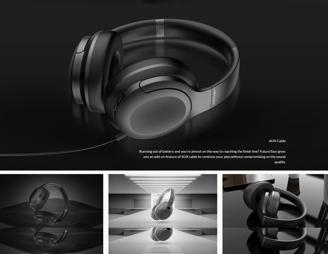 HiFuture Future Tour ANC Over-Ear Headphones