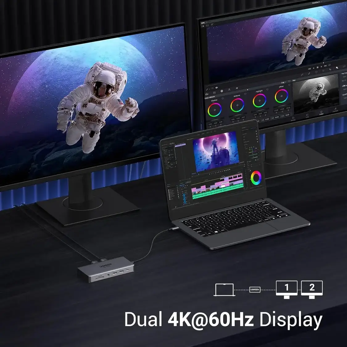 UGREEN CM681 11-in-1 USB Type-C Multifunctional Hub Converter 15965