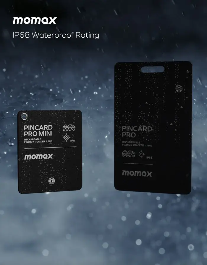 Momax BR9 PinCard Pro Rechargeable Find My Tracker