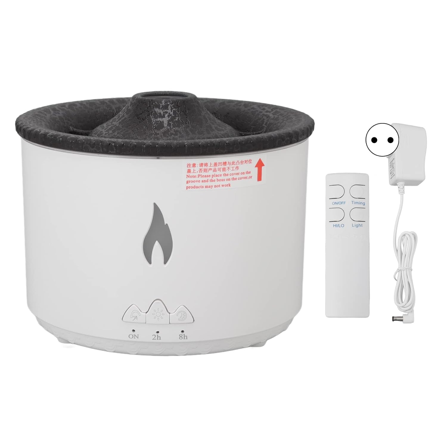 Volcanic Aroma Diffuser Air Humidifier Portable 360ml Usb Night Light Sprayer