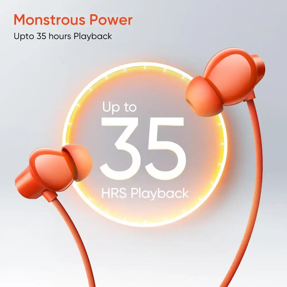 Realme Buds Wireless 5 Lite In-Ear Bluetooth Neckband Earphones