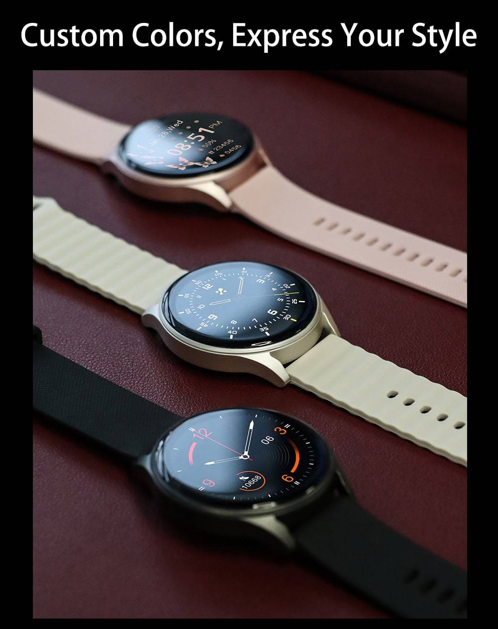 KFI C1 1.38‘’Amoled Display Dual Strap Smartwatch