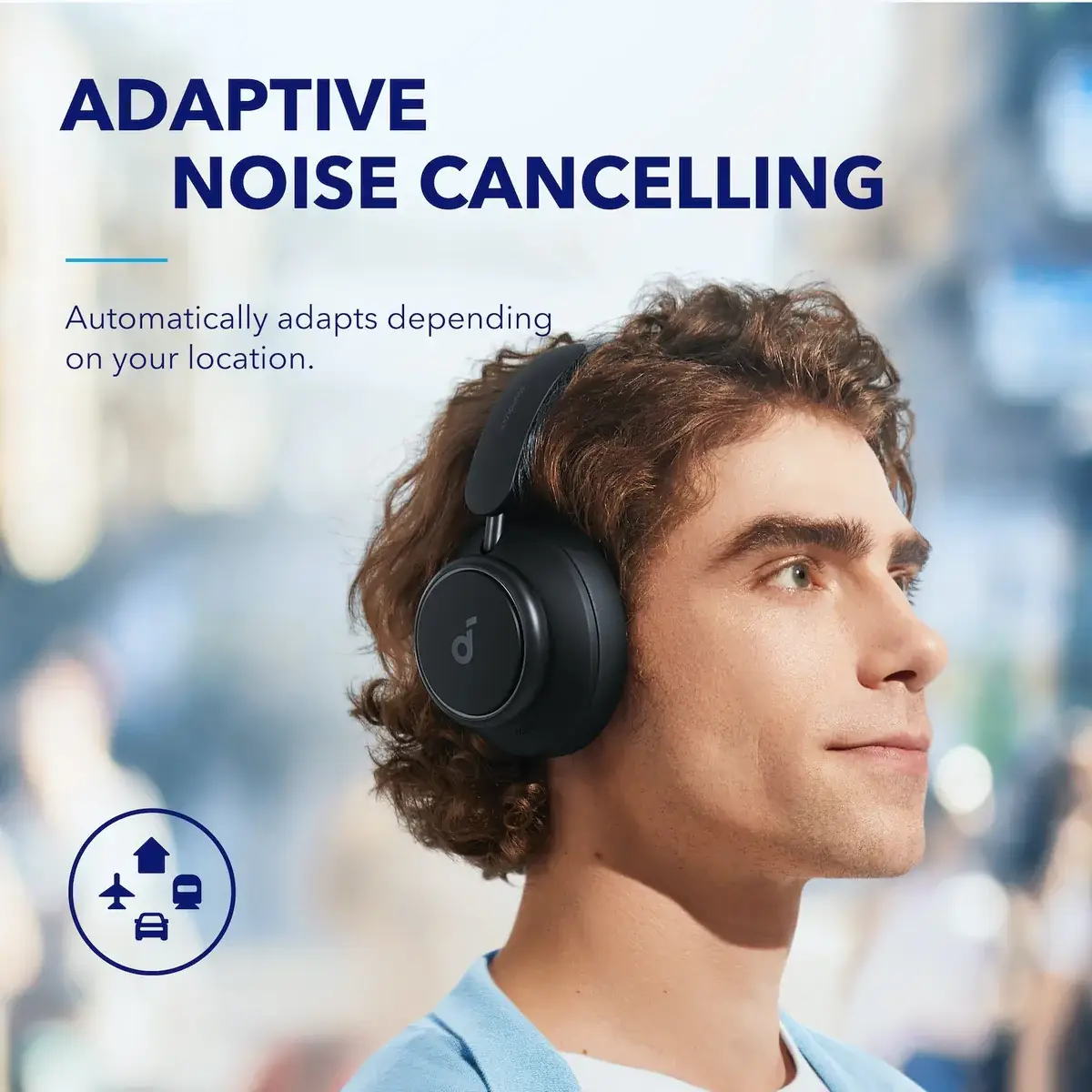 Anker Soundcore Space Q45 Over-Ear Wireless Headphones with LDAC & Hybrid ANC