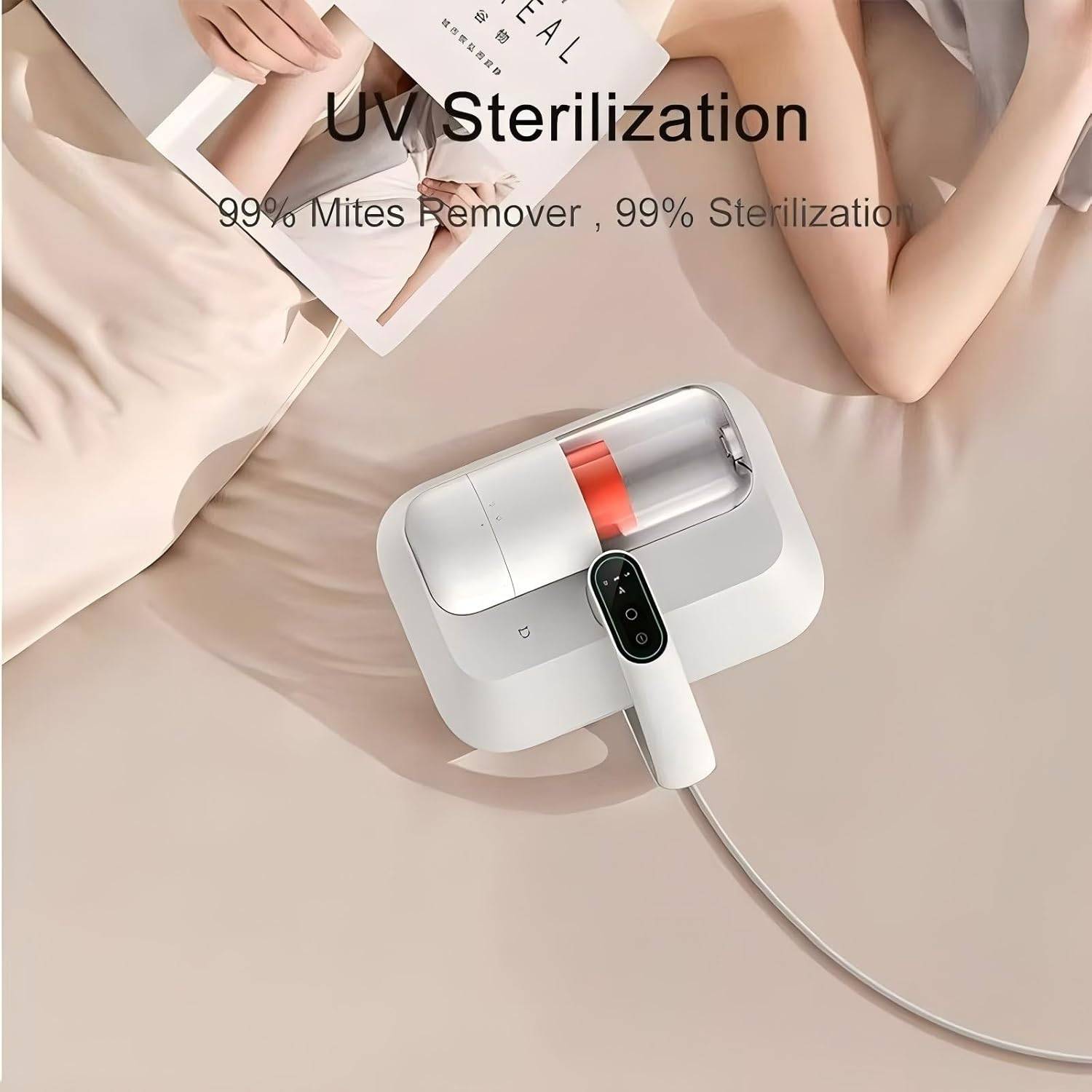 Xiaomi Dust Mite Vacuum Cleaner Pro Handheld Anti-Allergen UV Sterilization Device for Deep Cleaning
