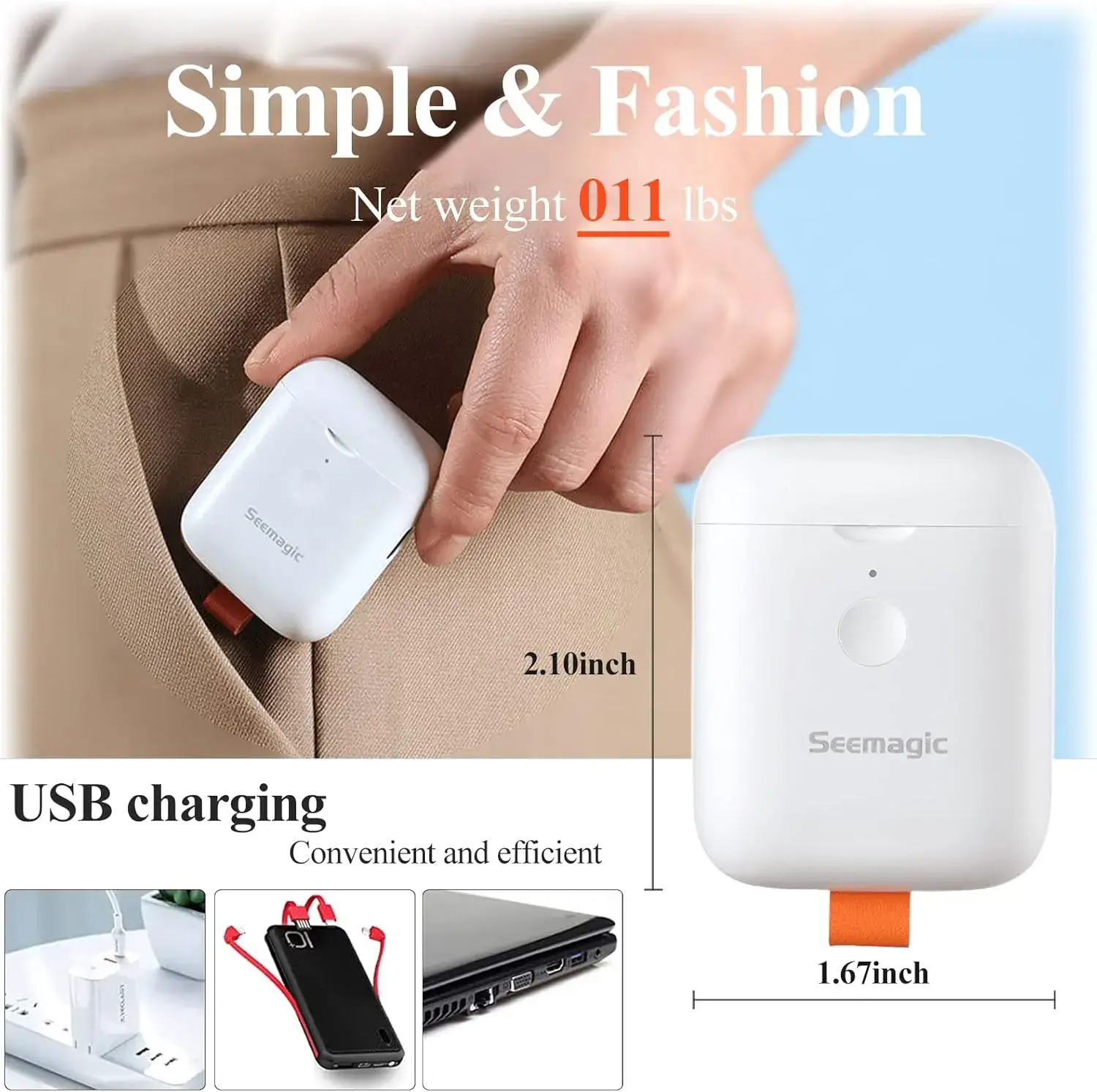 Xiaomi Seemagic 2-in-1 Mini Electric Nail Clipper