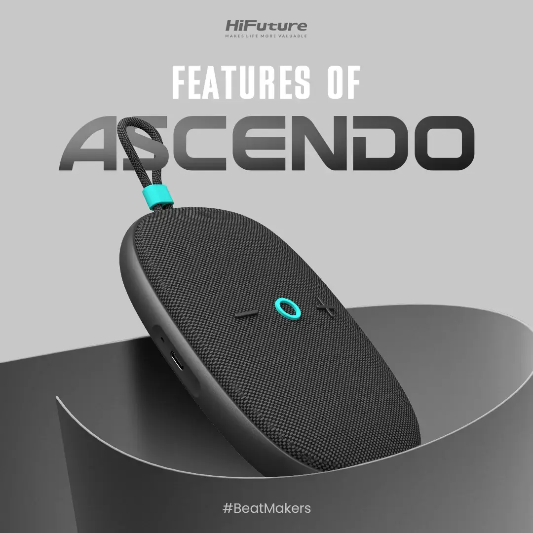 HiFuture Ascendo Ultra-Slim Portable Wireless Speaker with 20W Powerful Output