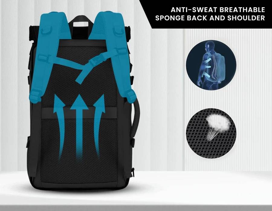 BANGE 1810 Multi-Functional Travel Backpack with Large Capacity & Detachable Sling Bag