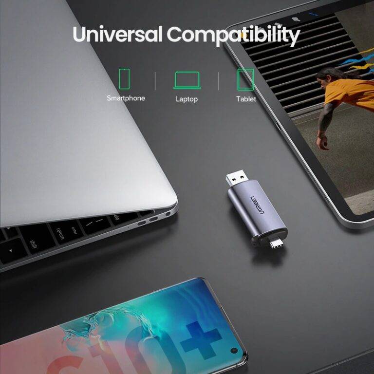 UGREEN CM185 2-in-1 USB-C & USB 3.0 Card Reader for TF/SD Cards