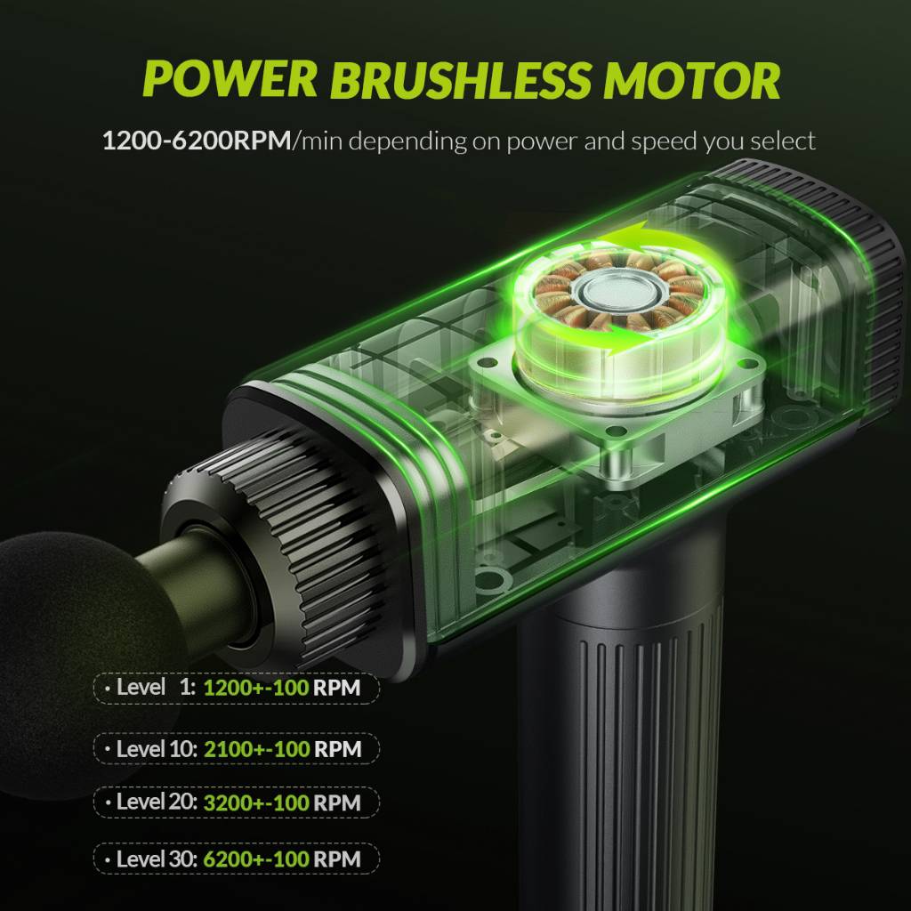 ORICO JX-703 Fascia Gun Rechargeable Muscle High-Performance Massage Gun
