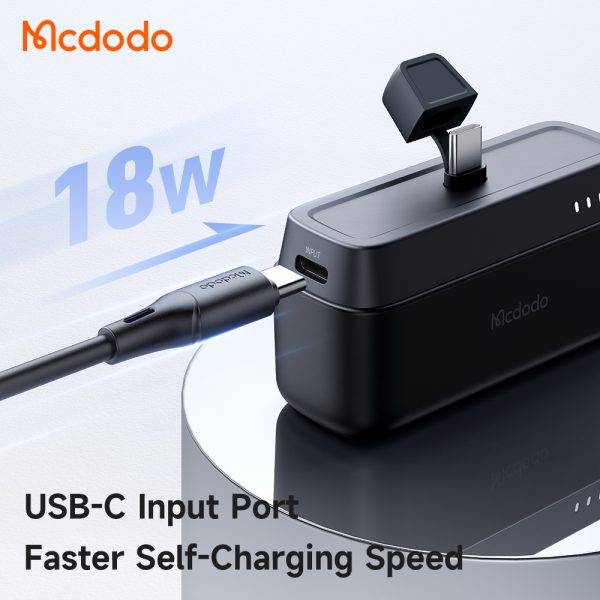 Mcdodo 630 Ultra Slim 20W T-Capsule 5000mAh Power Bank with Type-C & LED Display