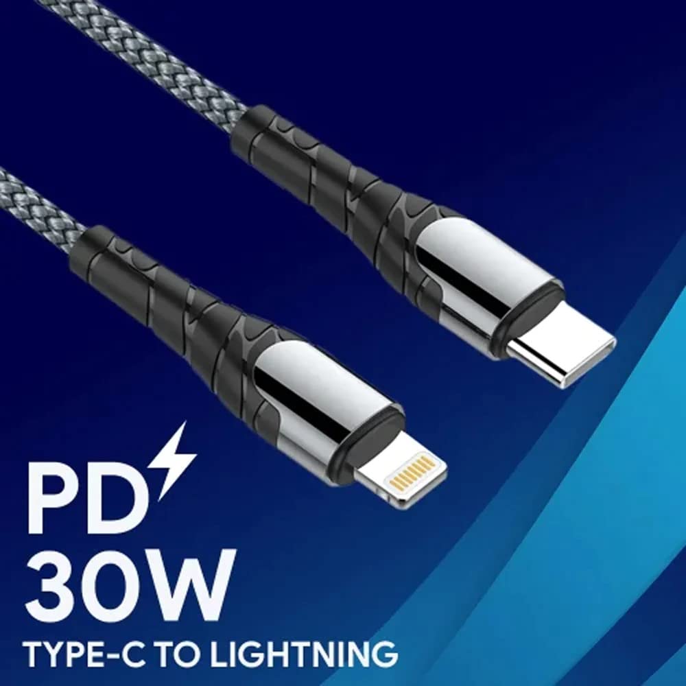 LDNIO LC112 USB-C to Lightning Cable 30W PD Fast Charging