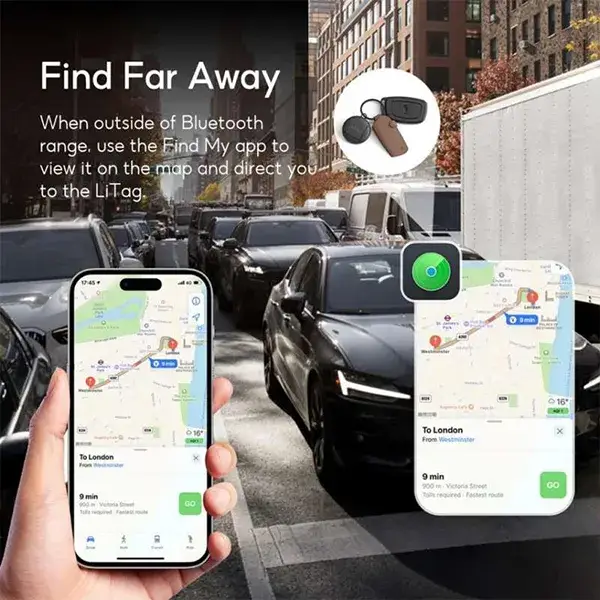 MiLi LiTag Duo Bluetooth Tracker for Apple & Android Devices