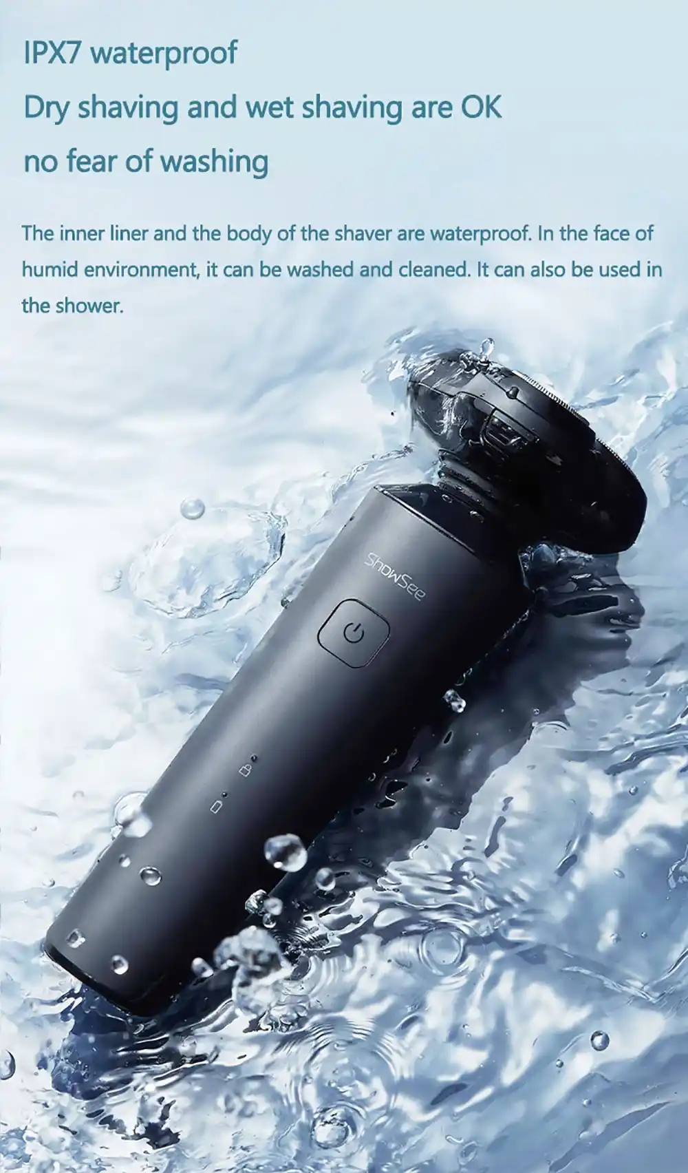 Xiaomi ShowSee F303 Electric Shaver 500W Powerful Performance