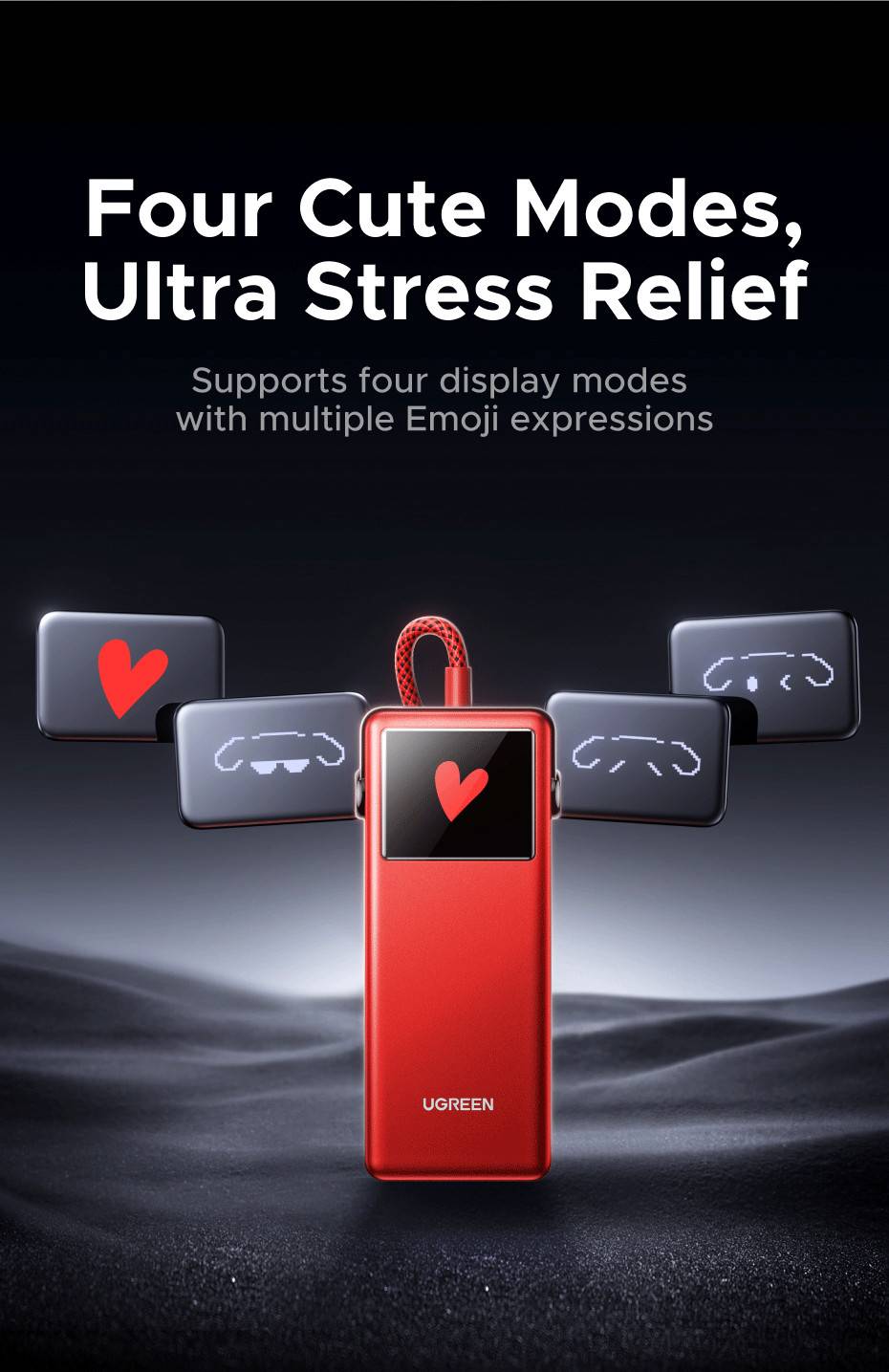 UGREEN x Jackson Yee Uno Series 5-in-1 USB-C Hub with 4K@60Hz HDMI 5Gbps Data & 100W PD Charging 75214