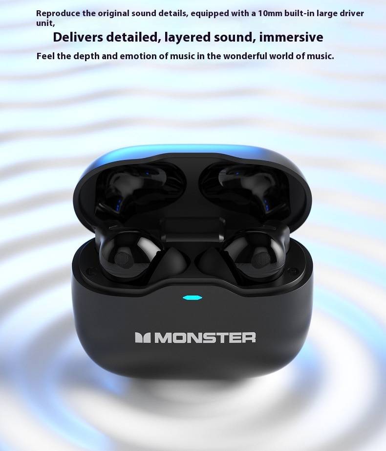 Monster Aura Fit GT17 ANC TWS Bluetooth Earbuds 