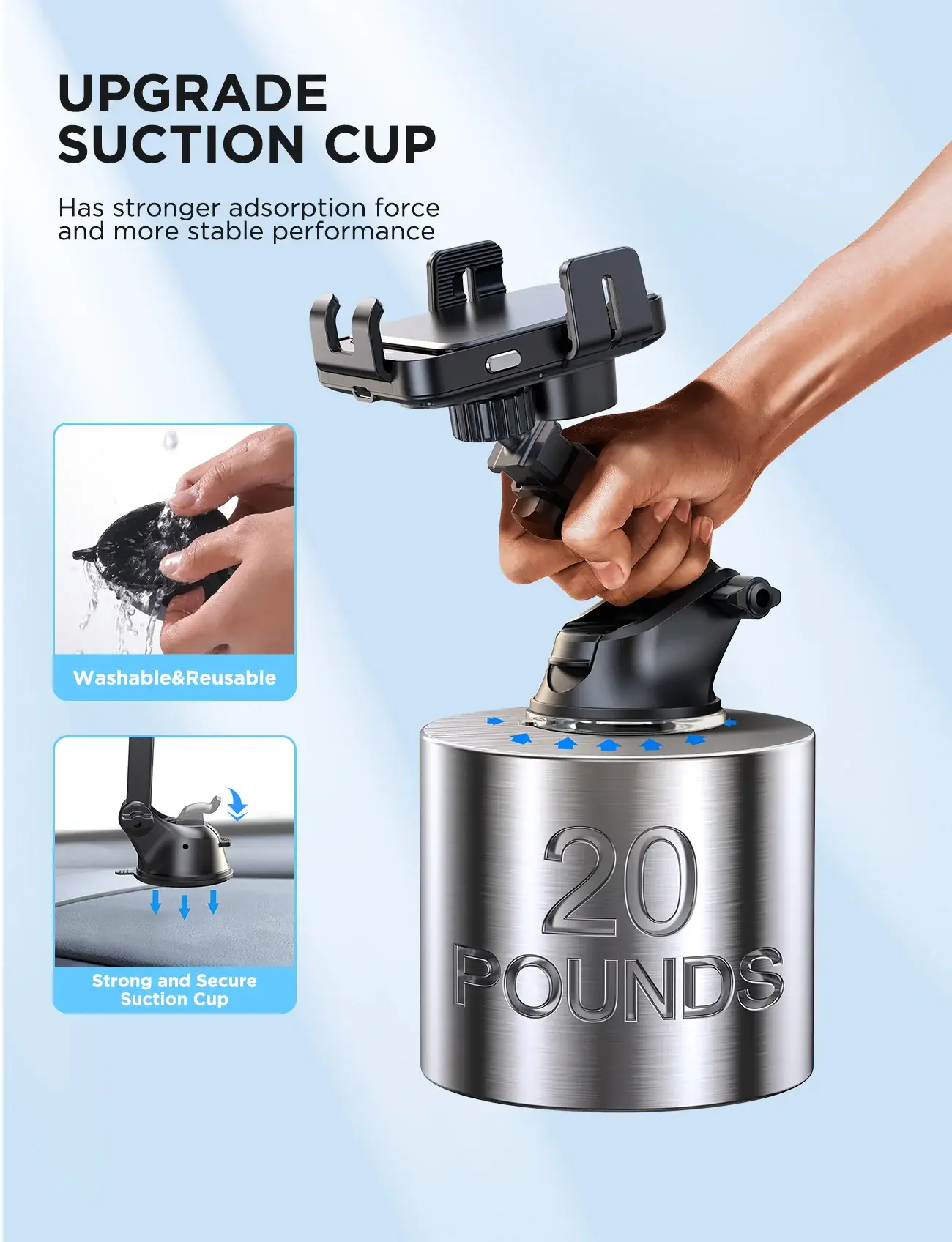 JOYROOM JR-ZS219 Three-Axis Electric 15W Wireless Charging Car Mount Holder