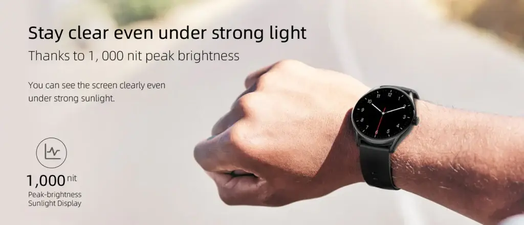 QCY GT Smartwatch with Retina AMOLED HD Display