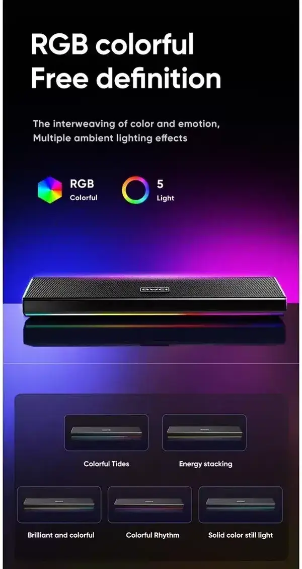 Awei KA51 12W Wireless Bluetooth Soundbar Speaker