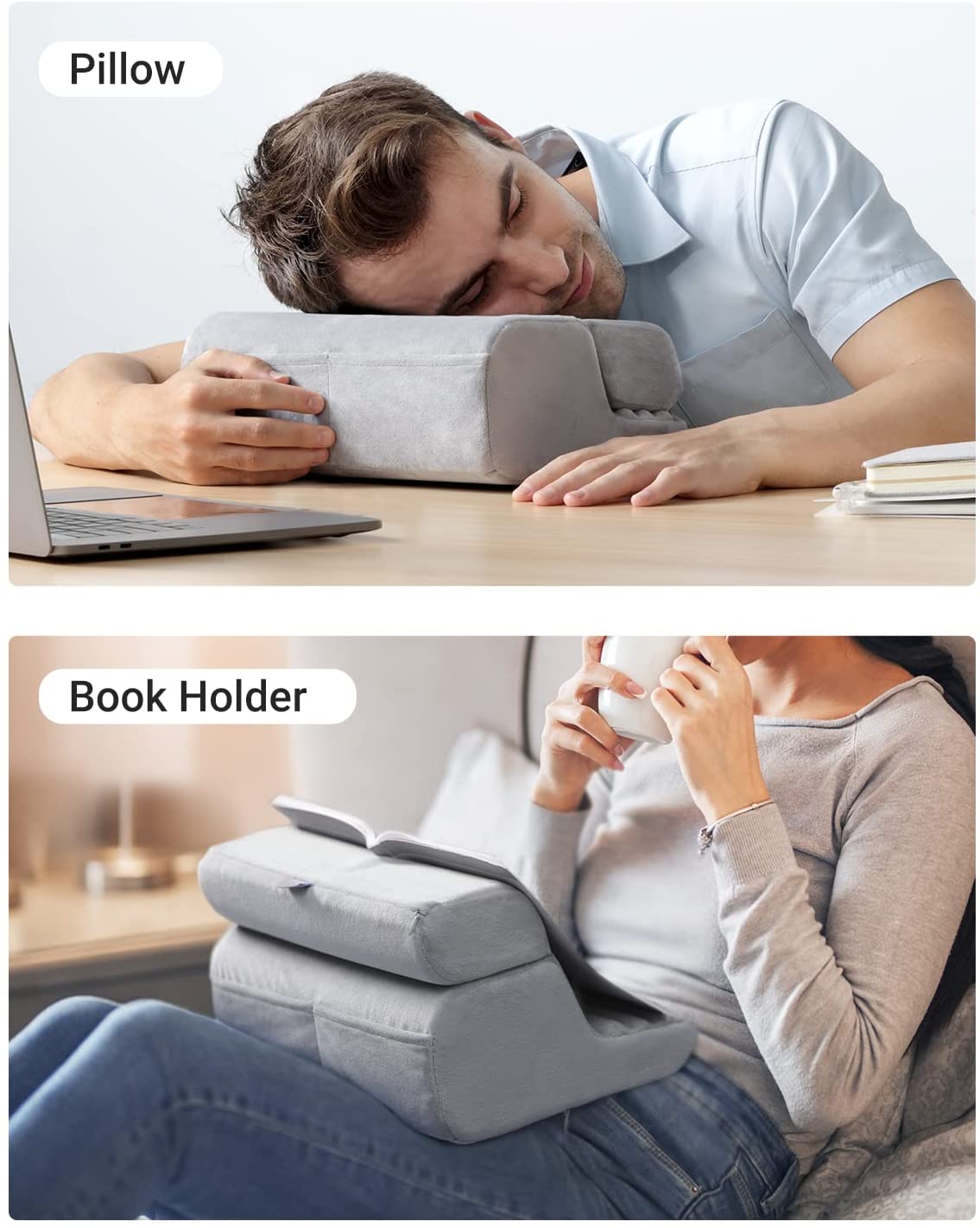 UGREEN Adjustable Tablet Pillow Stand with 3 Viewing Angles for iPad & Tablets