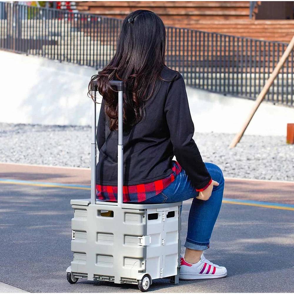 Xiaomi MAIWEI 55L Portable Folding Trolley Storage Case with Wheels