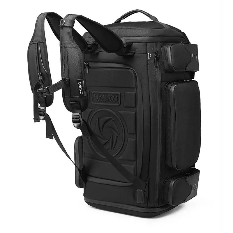 Ozuko 9326 Waterproof Anti-Theft Multifunctional Large-Capacity Travel Backpack