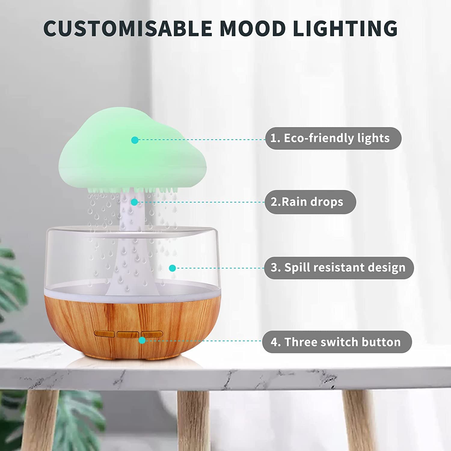 Mushroom Rain Diffuser 