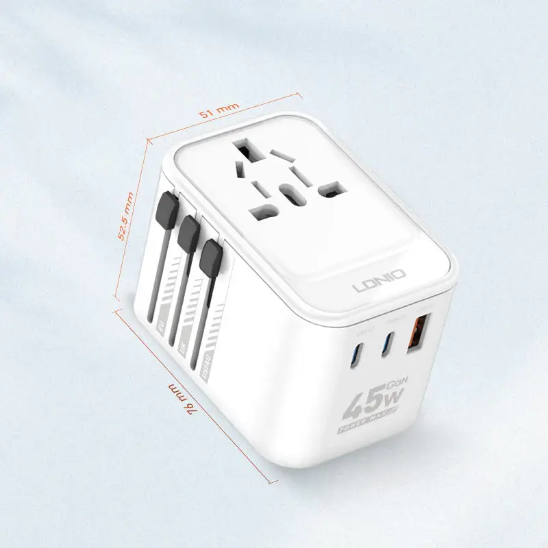 LDNIO Z8 45W Universal Travel Adapter