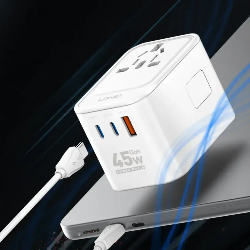 LDNIO Z8 45W Universal Travel Adapter