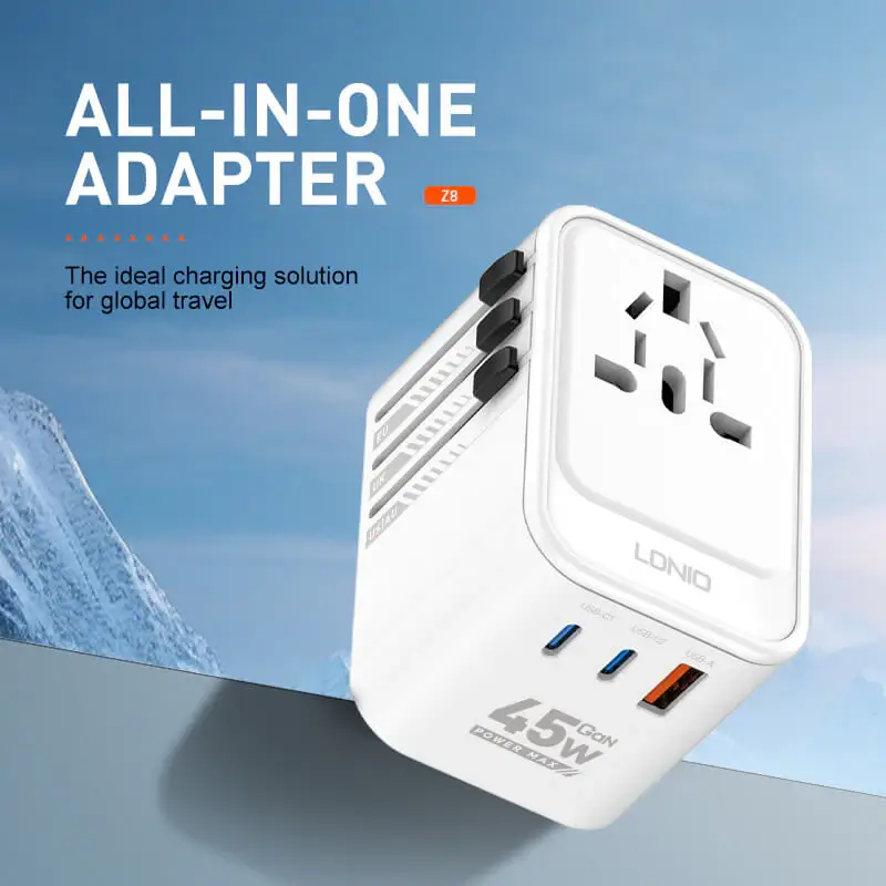 LDNIO Z8 45W Universal Travel Adapter