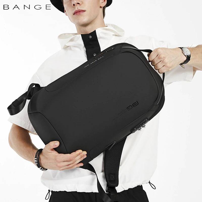 BANGE BG-7225 Anti-Theft Water-Resistant Laptop Backpack with USB Charging Port
