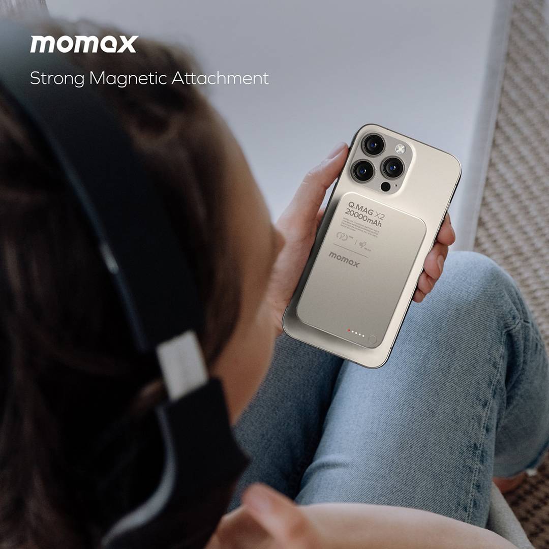 Momax Q.Mag X2 20000mAh Magnetic Wireless Power Bank