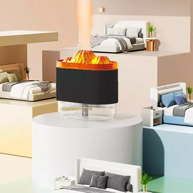 ZADIKO A331 Air Humidifier Ambient Volcano Lamp Simulation 300ml