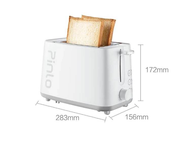 Xiaomi Pinlo PL-T075W1H Bread Toaster Compact 750W 2-Slice Toaster Machine