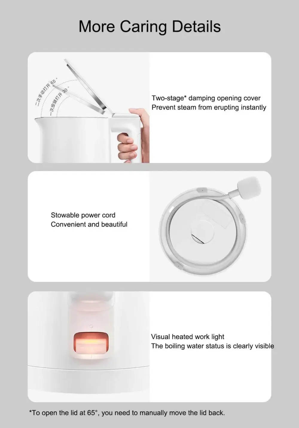  Xiaomi Mijia N1 Electric Kettle 1.5L with Intelligent Temperature Control