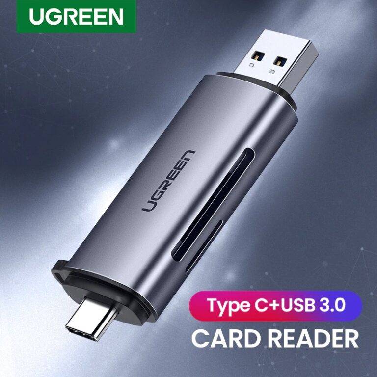 UGREEN CM185 2-in-1 USB-C & USB 3.0 Card Reader for TF/SD Cards