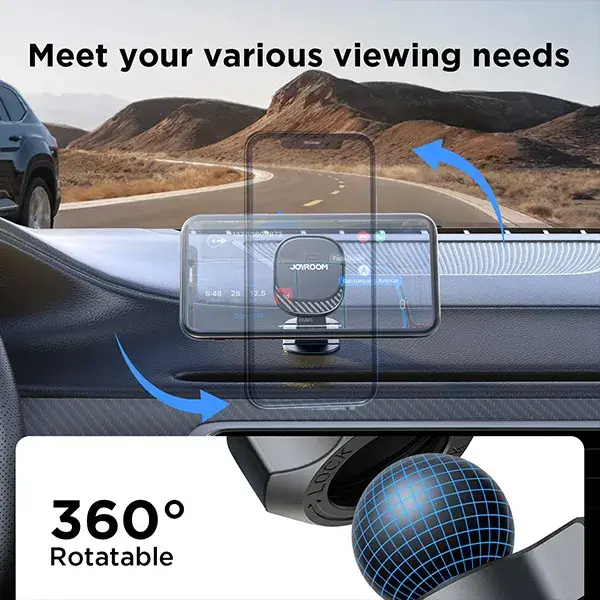 JOYROOM JR-ZS400 Magnetic Car Phone Mount Air Vent & Dashboard Holder
