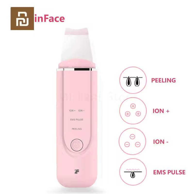 Xiaomi inFace Ultrasonic Skin Scrubber Deep Facial Cleansing & Lifting Pore Cleaner Tool